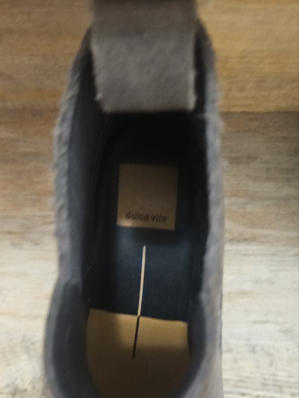 Dolce Vita Charcoal Grey Suede Ankle Booties with Low Stacked Heel - Picture 3 of 8